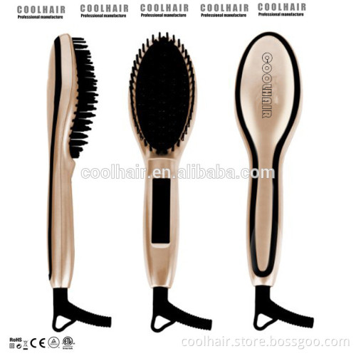 Curling and straightening hot brush temperature control ceramic coating plate CE/RoHS